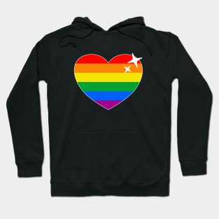 LGBT Flag - LGBT Heart Hoodie